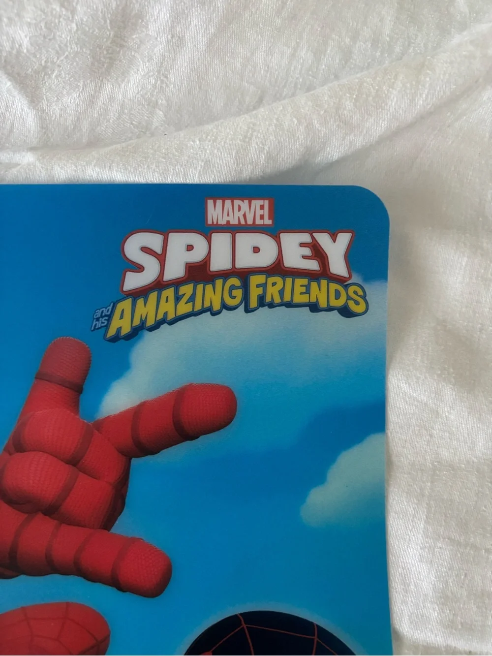 Marvel Spider-Man Spidey and His Amazing Friends Bright Blue Kids Placemat